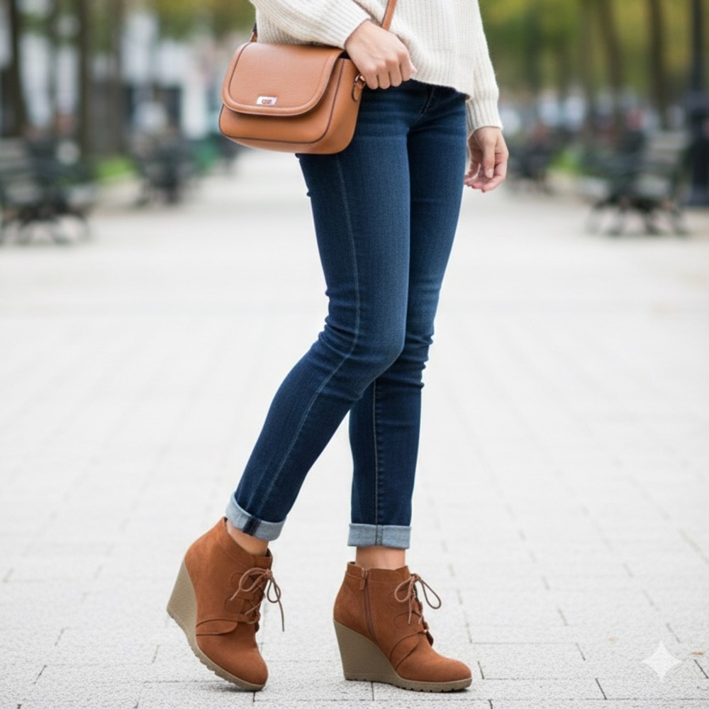 MIA Wedge Ankle Boots
